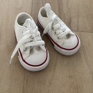 Classic White Kids Sneakers